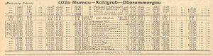 KSB963 Fahrplan von 1944