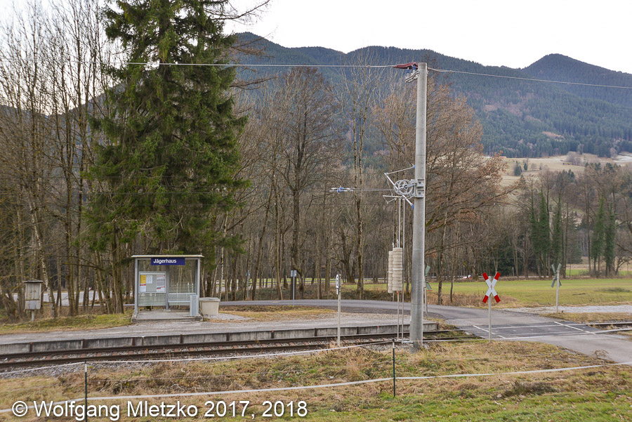 KBS 963 Haltepunkt Jägerhaus Bahnübergang